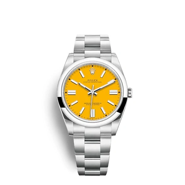 OYSTER PERPETUAL 124300 Series(Yellow)